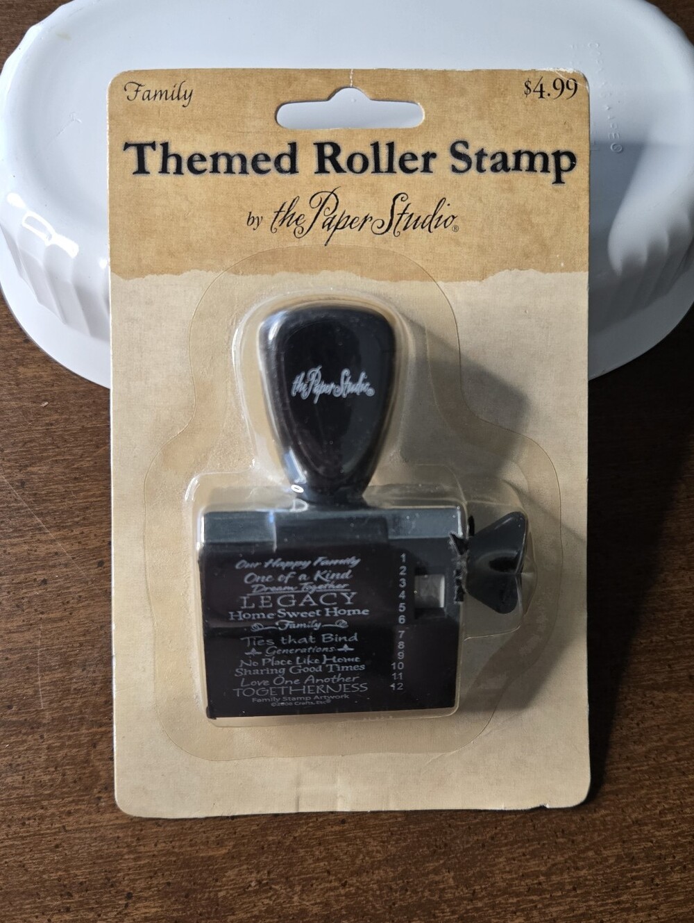 *SALE* New The Paper Studio Inspirational Scrapbooking Rubber Stamp 12 Sayings